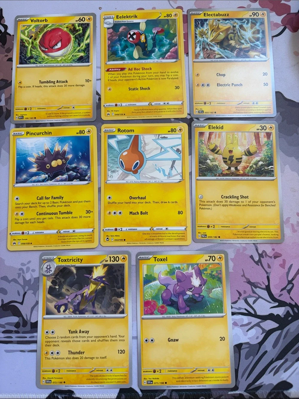 ⚡ Electric Pokémon Card Lot | Toxtricity Rotom Electabuzz Elekid ✨5/$25✨